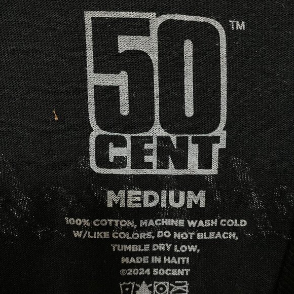 50 Cent Get Rich or Die Tryin' Graphic Design T-Shirt Medium - Picture 5 of 5